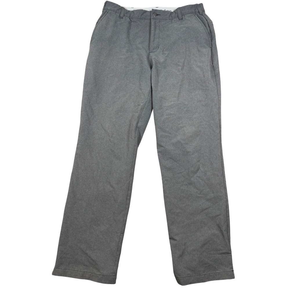 Adidas Ultimate‎ 365 Golf Pants Mens 33x30 Gray Flat Front Performance Athletic